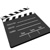 a clapperboard